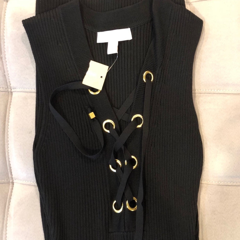 MICHAEL Michael Kors Black sweater dress